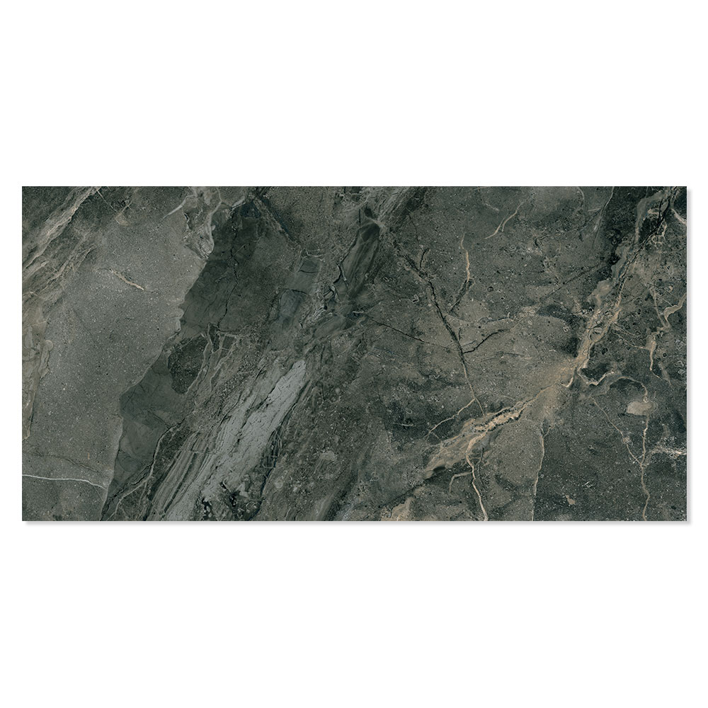 Marmor Gulvflis Tomelloso Svart Polert 75x150 cm